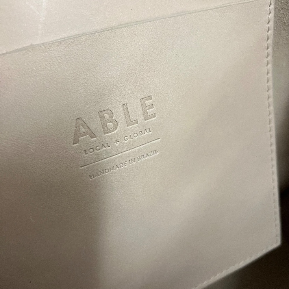 ABLE leather tote shoulder bag - Picture 6 of 7